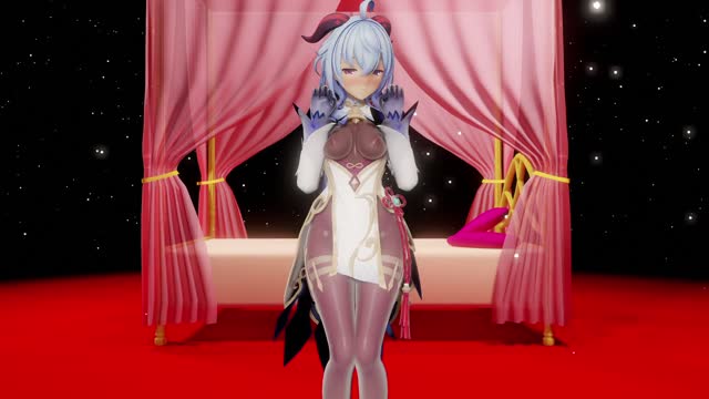 【MMD Genshin】 Ganyu Helltaker's Nomination Unlocked Hip-Shaking Dance thumbnail