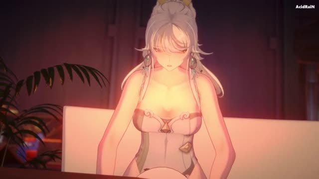 Hutao Lantern Rite skin x Futa Zibai video sex (Genshin impact) thumbnail
