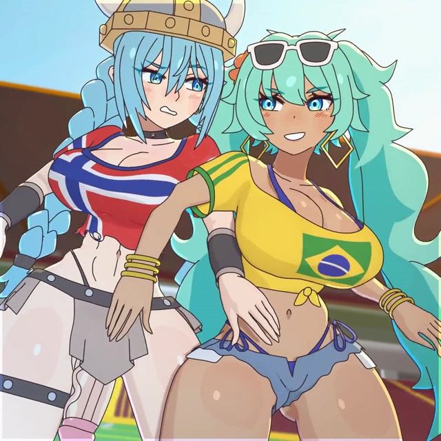 Brazilian Miku Defeated by Norwegian Miku thumbnail