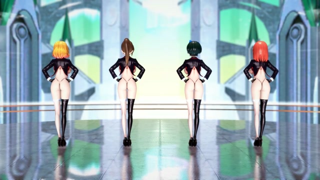 Mizuhara Chizuru x Nanami Mami x Sasashina Rukatsu x Sakurazawa Sumi - Oppa, Do you trust me [She, I will borrow] Sexy black costume thumbnail
