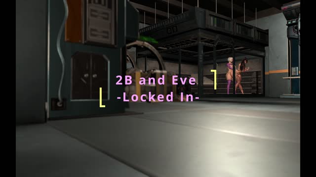 2B and Eve Locked in (Futa x Female) [GaryCameHome] thumbnail