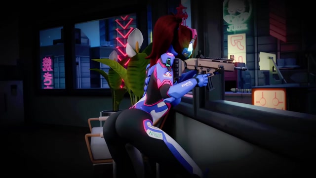 D.Va Bed Scene thumbnail
