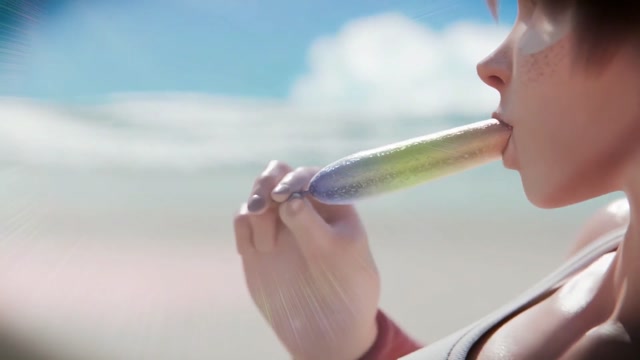 Lifeguard Kiriko Close-Up Creampie thumbnail