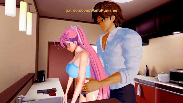 Gakuen Apocalypse - Saya gets mad at her boyfriend thumbnail