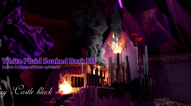 [HMV][Lewd Song]White Fluid Soaked Dark Elf thumbnail