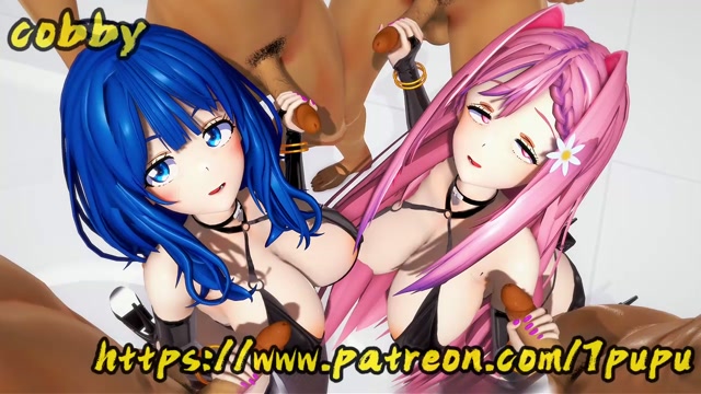 Yanami Anna x Shio Lemon x Himemiya Karen x Shikiya Yumeko - PINK LABEL [Too Many Losing Heroines!] SEX Version thumbnail