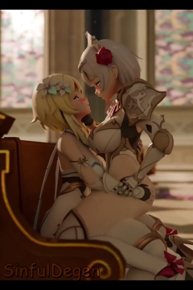 Lumine x Noelle Creampie thumbnail