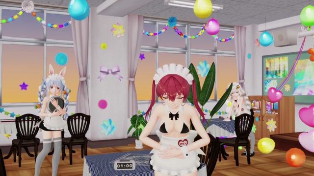 [R18 MMD] Captain Marine's 10,000 Yen per Minute Time Stop Cafe thumbnail