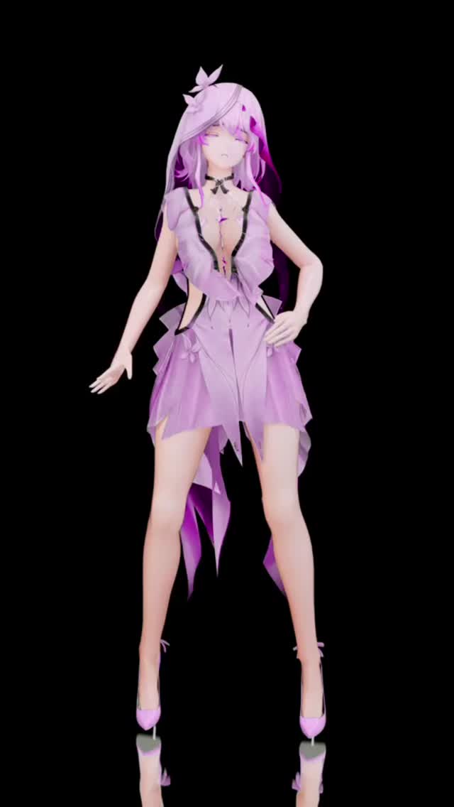 Wuthering Waves Shorekeeper Undress Dance Hentai Say So Song Vertical Screen MMD 3D thumbnail